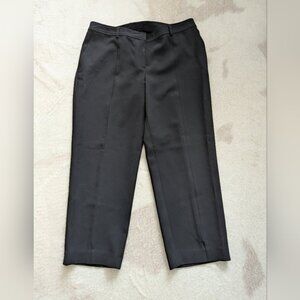 St.John black straight leg dress pants trousers size 10